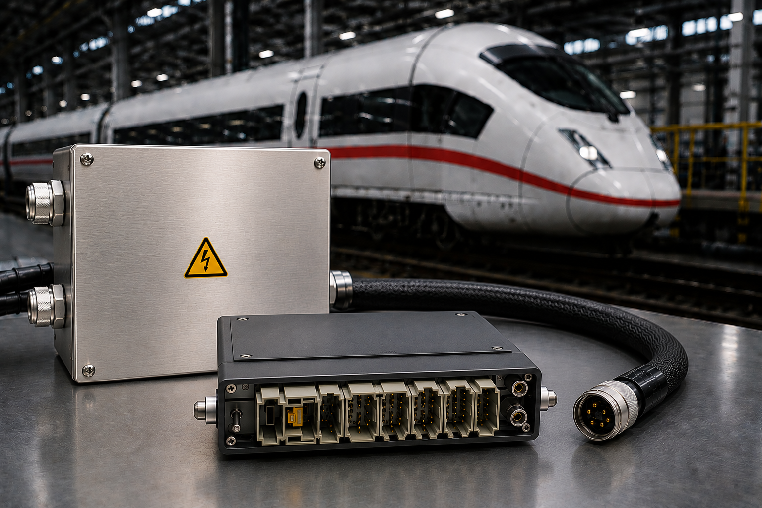 Bahnzugelassene Kabelkonfektion und Systembaugruppen für Bahntechnik – präzise, robust, effizient integriert