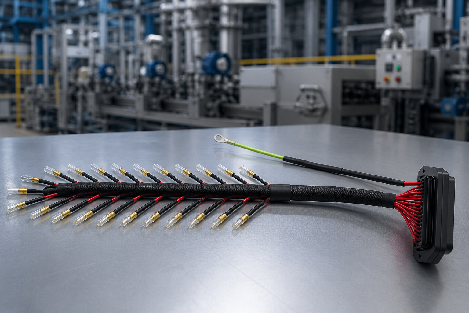 Zuverlässige Kabelkonfektion für Industrieanlagen: ISK liefert präzise, robuste Lösungen von Auslegungsunterstützung bis Serienfertigung effizient weltweit.