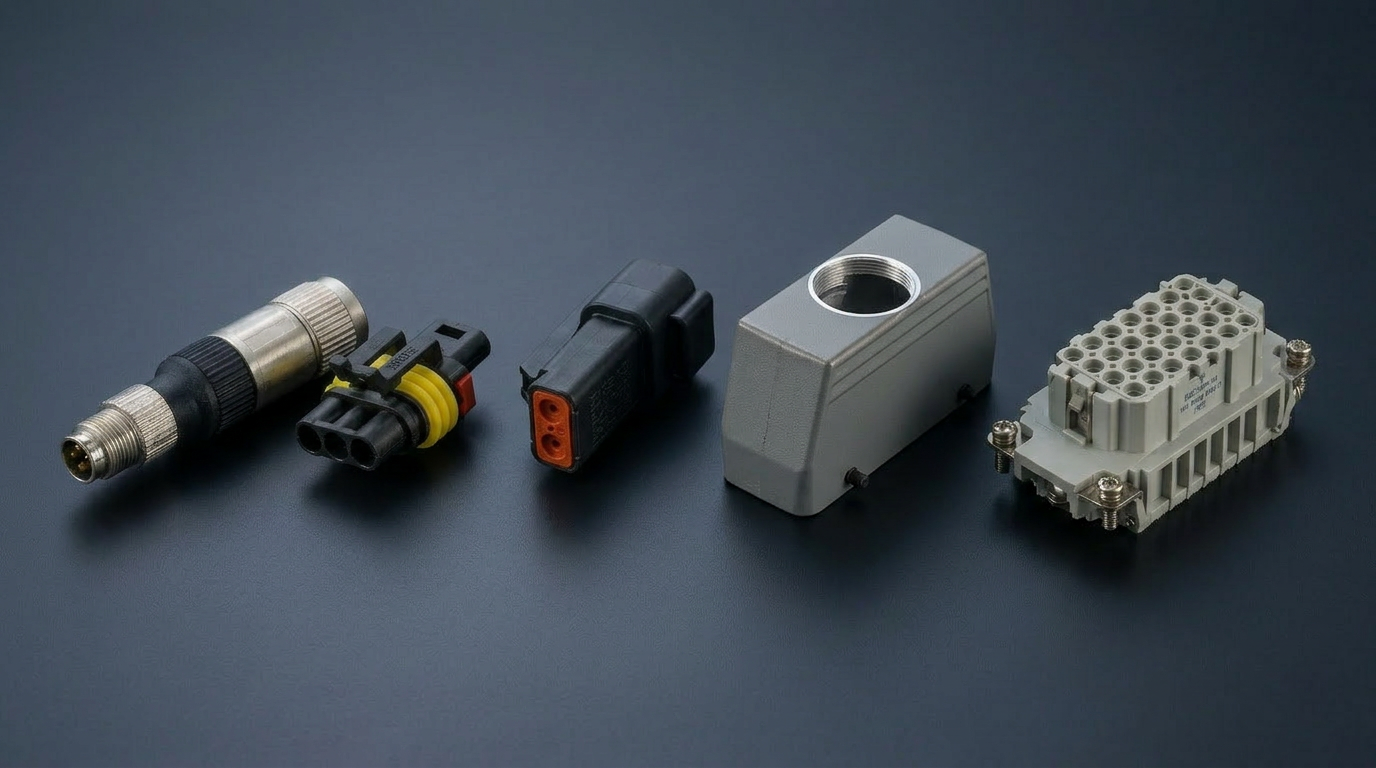 Sortiment Steckverbinder aus dem AISCON Produktportfolio